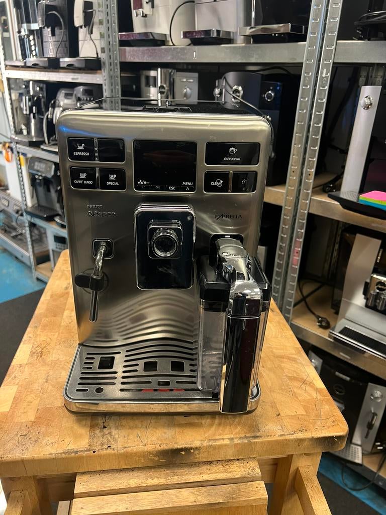 Philips Saeco Exprelia, Witgoed en Apparatuur, Koffiezetapparaten, Afneembaar waterreservoir, 10 kopjes of meer, Koffiemachine
