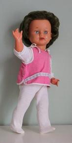 Schildkröt Schildpad pop met kleding 40 cm. ca.1970, Ophalen of Verzenden, Gebruikt, Pop