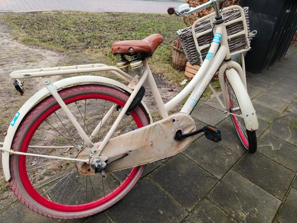 Meisjesfiets 24 inch - Gebruikt, Fietsen en Brommers, Fietsen | Meisjes, Versnellingen, Ophalen of Verzenden, Cortina, Gebruikt