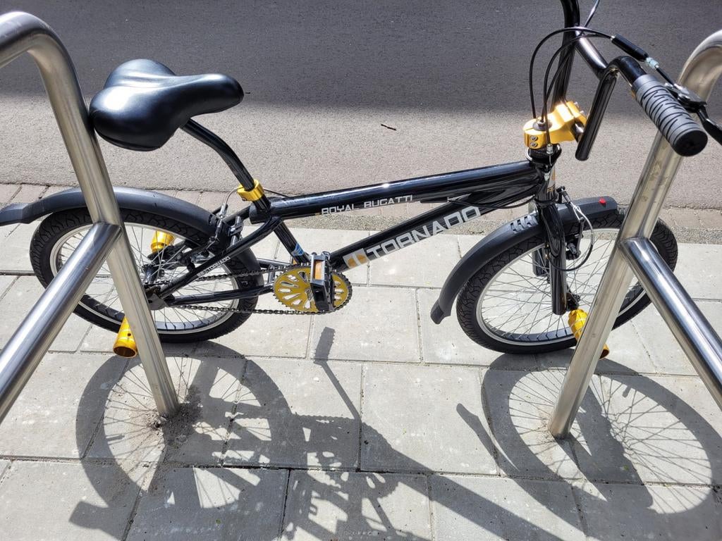 Kinder fiets jongens, Fietsen en Brommers, Fietsen | Crossfietsen en BMX, Ophalen, 16 tot 20 inch, Staal, Zo goed als nieuw