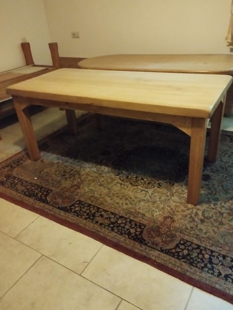 eetkamertafel, Huis en Inrichting, Tafels | Eettafels, Ophalen, Gebruikt, Eikenhout, 50 tot 100 cm