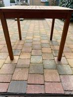 2x Zgan Teak Houten Tuin Tafel 90x90x75cm, Tuin en Terras, Tuintafels, Ophalen, Zo goed als nieuw, Rechthoekig, Teakhout