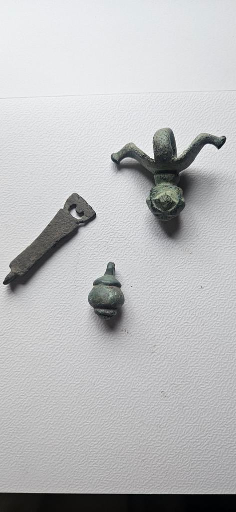 Bodemvondst 3 Romeinse objecten, Ophalen of Verzenden