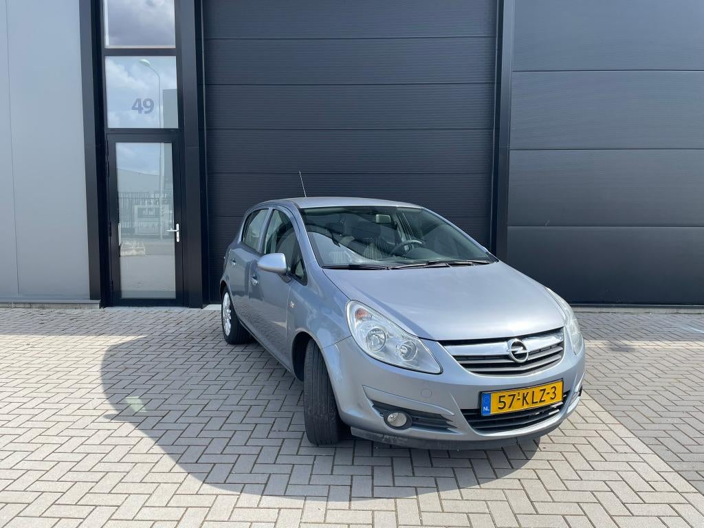 Opel Corsa 1.2 16V Enjoy | 5-drs | Cruise | Airco | 149 dkm, Auto's, Opel, Voorwielaandrijving, Stof, Zwart, 4 cilinders
