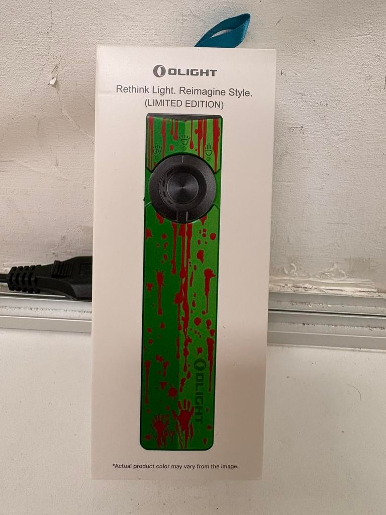 Olight ARKPRO Zombie Green zaklamp zaklantaarn, Ophalen of Verzenden, Nieuw, Accu