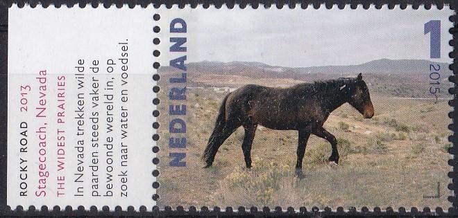 Charlotte Dumas – Rocky Road, wild paard – MNH – NVPH 3339, Verzenden, Na 1940, Postfris