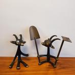 2 zeldzame Geitjes en Kapstokjes Walter Bosse Herta Baller, Ophalen of Verzenden, Brons