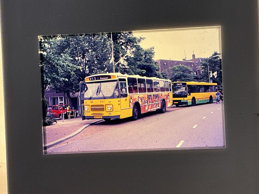 Oude dia van een  VAD bus in Kampen, jaren '80, Verzenden, Bus of Metro, Overige typen