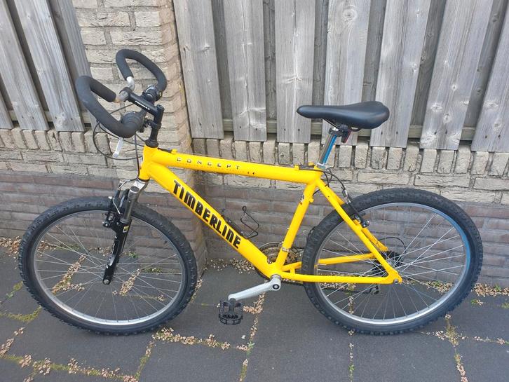 Timberline Concept Mountainbike 19 inch - Geel, Fietsen en Brommers, Fietsen | Mountainbikes en ATB, Gebruikt, Heren, Overige merken