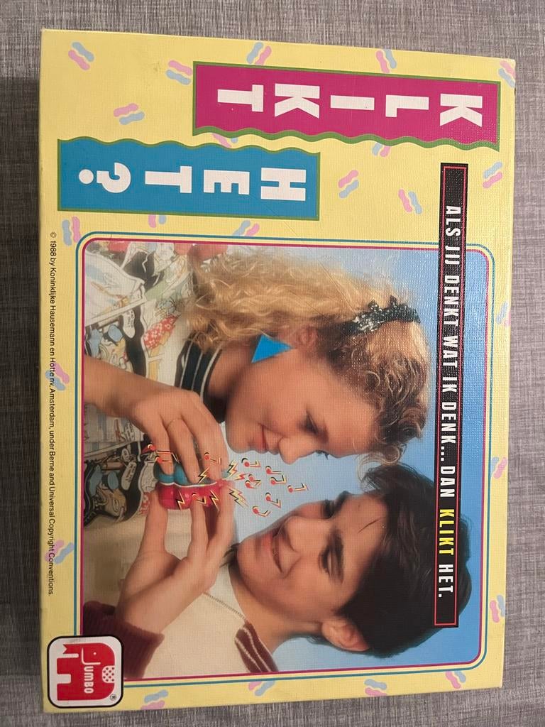 Klikt het? Gezelschapsspel - Jumbo, Drie of vier spelers, Ophalen of Verzenden, Gebruikt