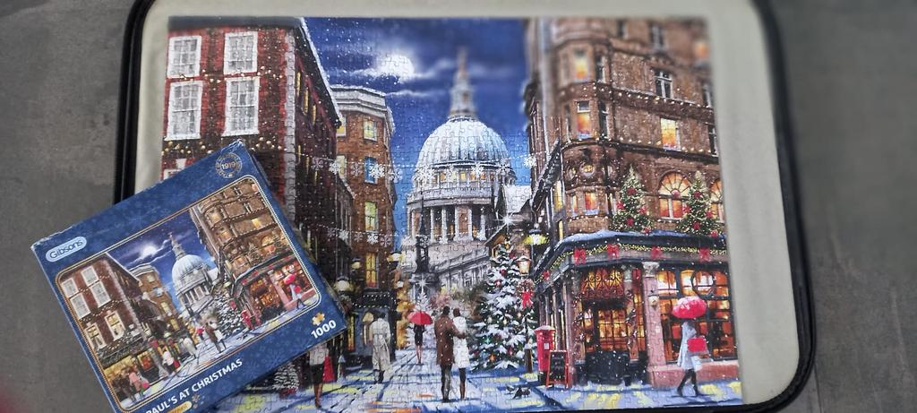 Gibsons St. Paul’s at Christmas 1000 st, Ophalen, 500 t/m 1500 stukjes, Zo goed als nieuw, Legpuzzel