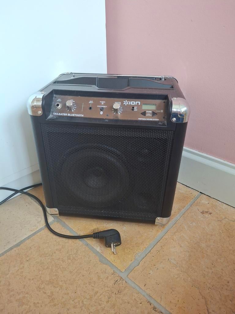 ION Tailgater Bluetooth  Draagbare Muziek Box/Versterker, Ophalen, Gebruikt, Minder dan 500 watt, P.A.