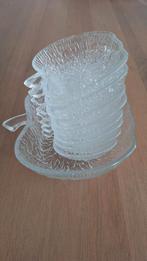 Glazen schaaltjes in de vorm van een appel,, Ophalen, Rond, Glas