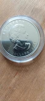 Maple leaf, Ophalen of Verzenden, Zilver
