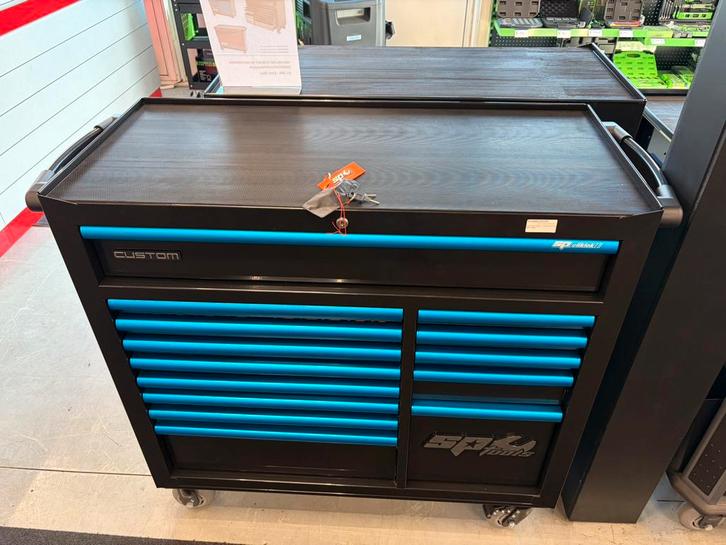 SP Tools gereedschap wagen kar 400dl gevuld SPSS Custum Blue, Auto diversen, Autogereedschap, Nieuw, Ophalen of Verzenden