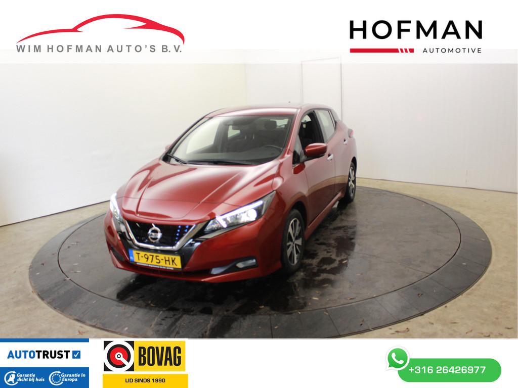 Nissan Leaf SOH 96% Connecta. 360Camera Carpl dodeh det St, Auto's, Nissan, Stof, Grijs, 363 min, 1480 kg