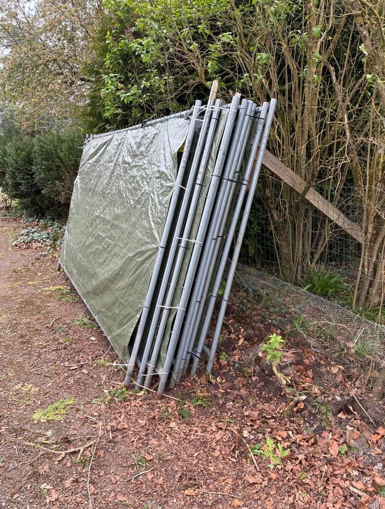 Bouwhekken 18 stuks, Ophalen, Gebruikt, IJzer