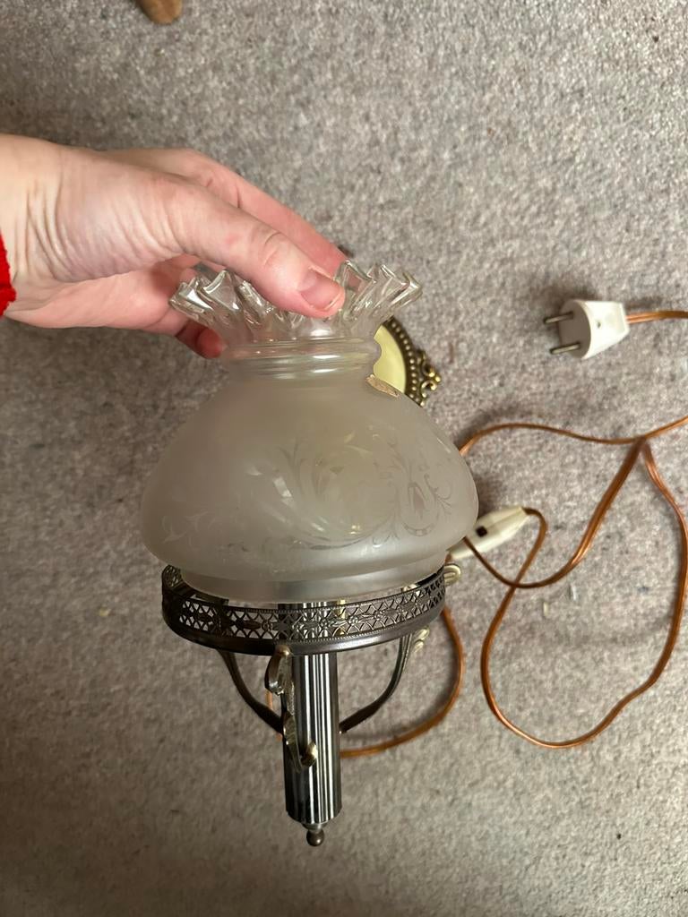 Antieke lamp, Huis en Inrichting, Ophalen of Verzenden, Zo goed als nieuw