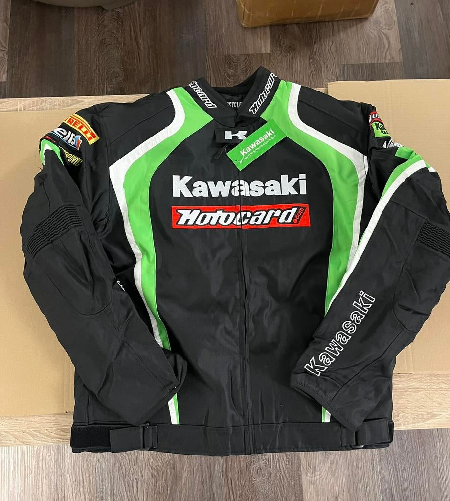Kawasaki Classic Motorjas (Maat 3XL) Vintage 4 Seasons, Motoren, Kleding | Motorkleding, Ophalen of Verzenden, Tweedehands, Dames