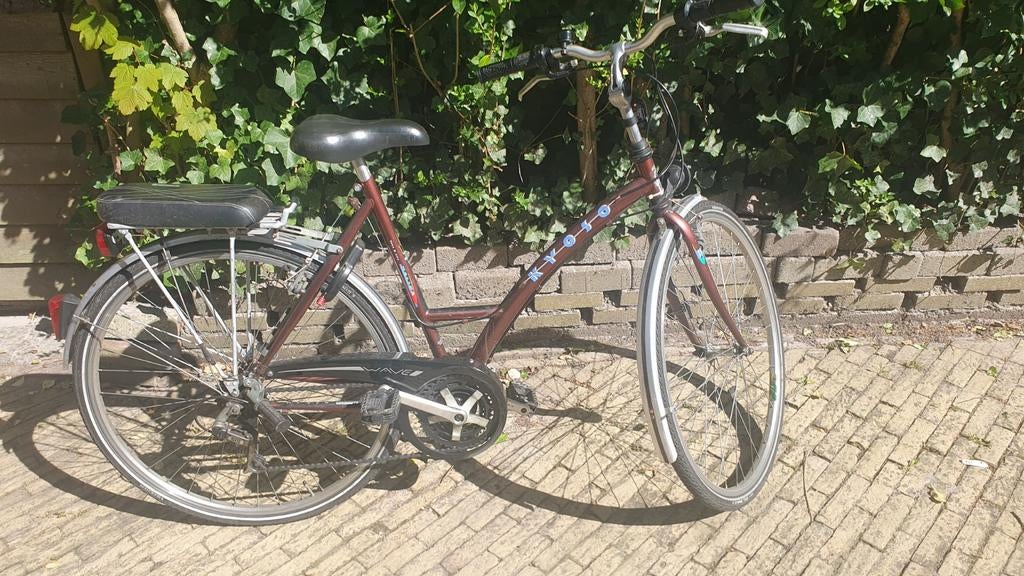 Kyoso Damesfiets Kyoso met versnellingen 3 x 4, Ophalen, Gebruikt, Versnellingen