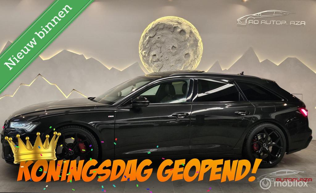 Audi A6 Avant 55 TFSI e quattro Competition Panorama/360/RS6, Auto's, Audi, Automaat, Zwart, 4 cilinders, Vierwielaandrijving