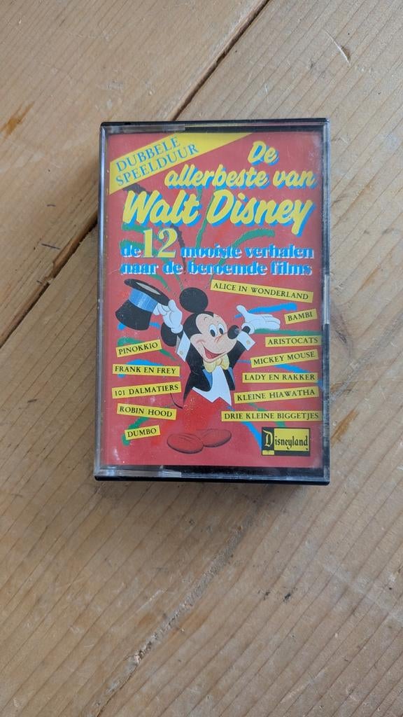 Cassettebandje: De allerbeste van Walt Disney, Cd's en Dvd's, Cassettebandjes, Gebruikt, Kinderen en Jeugd, Onbekend, 1 bandje