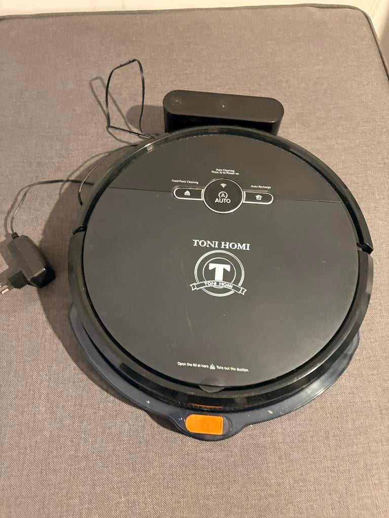 Toni Homi robotstofzuiger, Witgoed en Apparatuur, Stofzuigers, Gebruikt, Robotstofzuiger, Reservoir, Ophalen of Verzenden