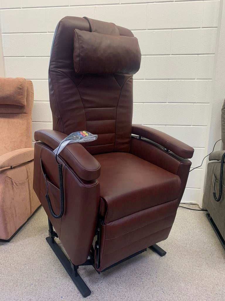 Fitform relaxfauteuils sta op relax stoel maat S tot XL, Ophalen of Verzenden, Nieuw, Leer, Met slaap en kantel functie