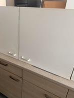 Keuken kasten boven 3 stuks, Ophalen, Zo goed als nieuw, Wit, Enkelwandige keuken