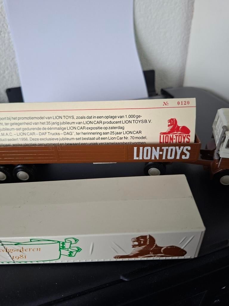 DAF LION TOYS Jubileum uitvoering vrachtwagen, Ophalen of Verzenden