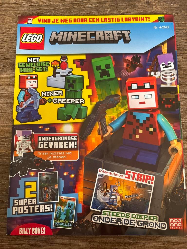 LEGO Minecraft tijdschrift nr. 4-2022, Ophalen of Verzenden, Gelezen
