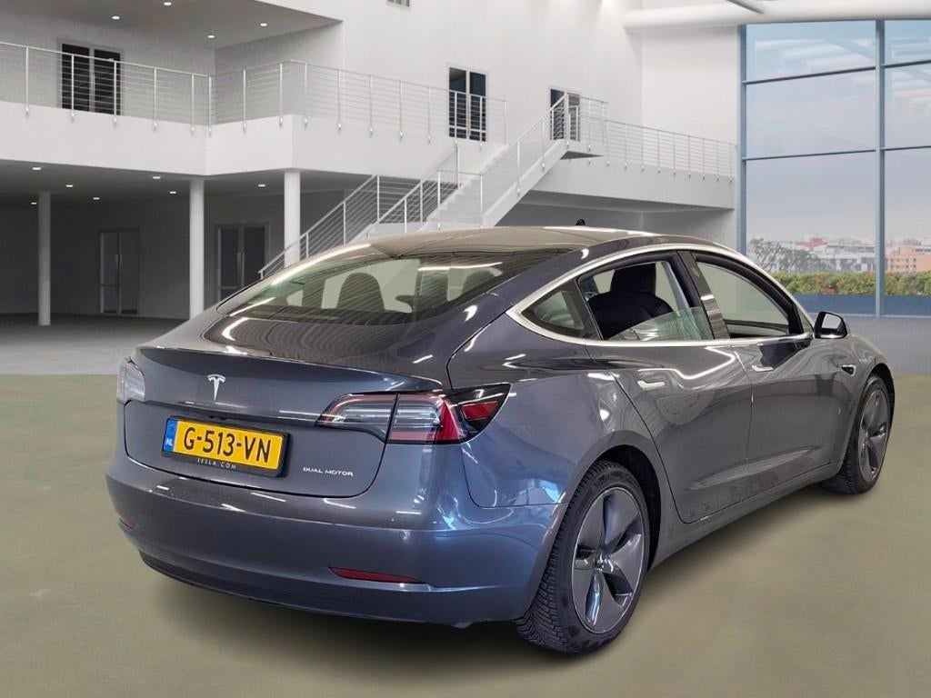 Tesla Model 3 Long Range AWD 75 kWh |SOH 88.3%|AUTOPILOOT|, Automaat, 1249 min, Zilver of Grijs, 84 €/maand