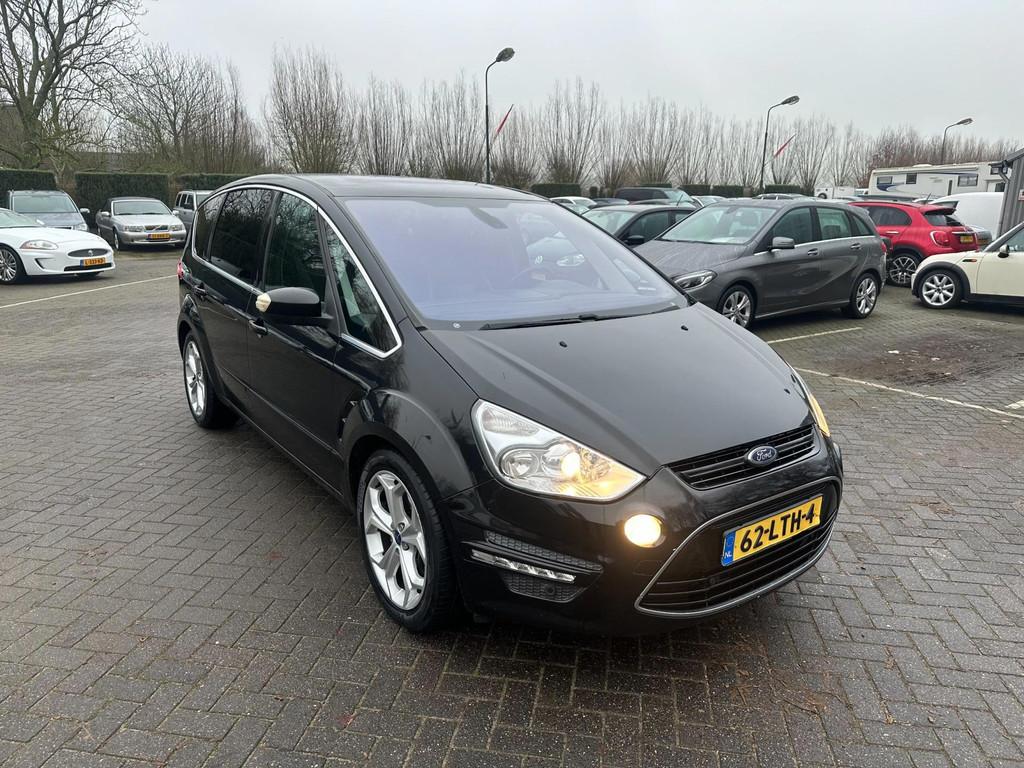 Ford S-Max 2.0 EcoBoost Titanium 7p automaat . leer , naviga, Auto's, Ford, Euro 5, 1976 cc, Gebruikt, 4 cilinders