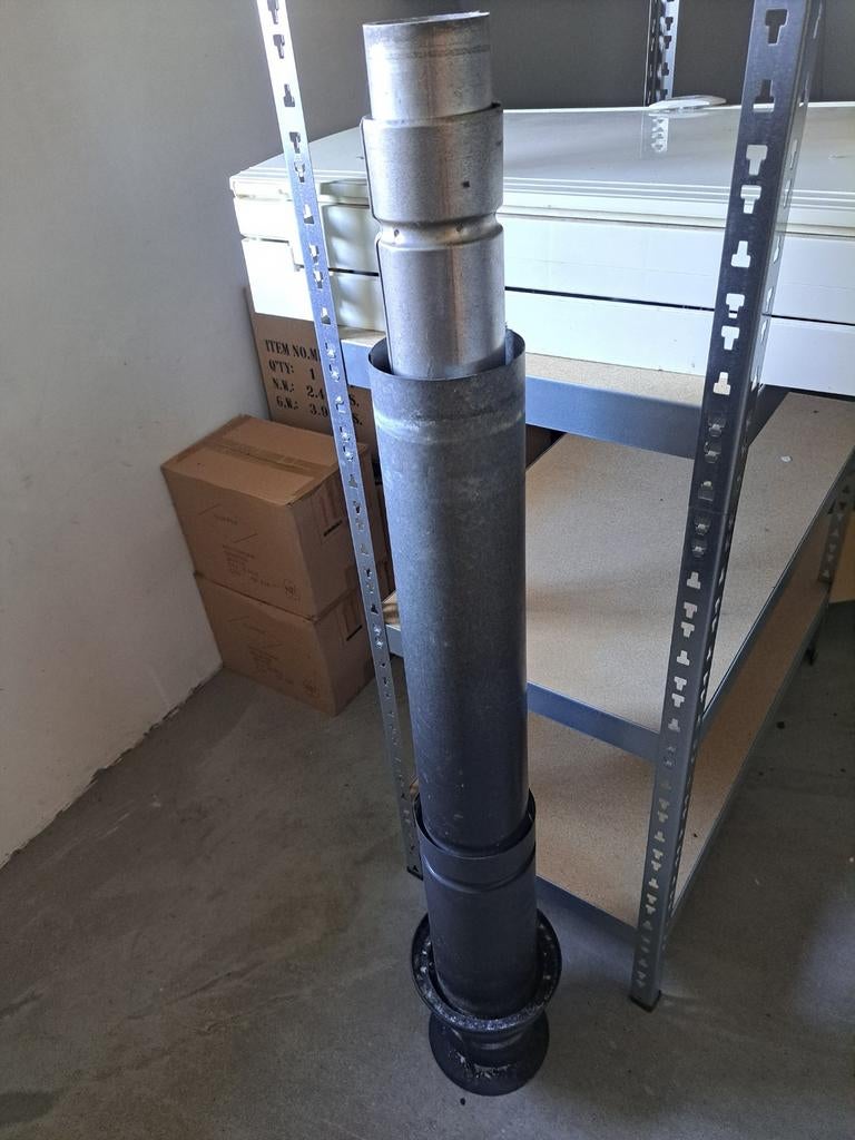 Rookgasafvoer pijp, Ophalen, Afzuiger