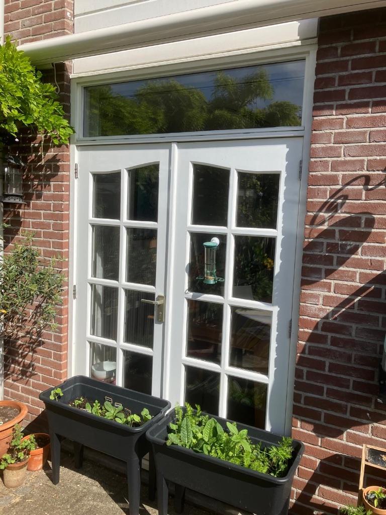 Openslaande deuren en deur, Ophalen, Gebruikt, 120 cm of meer, Buitendeur