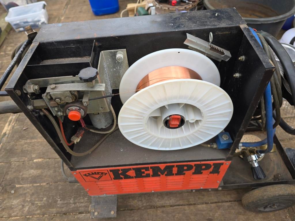 CO2 lastoestel Kemppi Kempomat 150 - Perfect werkend, Doe-het-zelf en Verbouw, Gereedschap | Lasapparaten, Ophalen of Verzenden