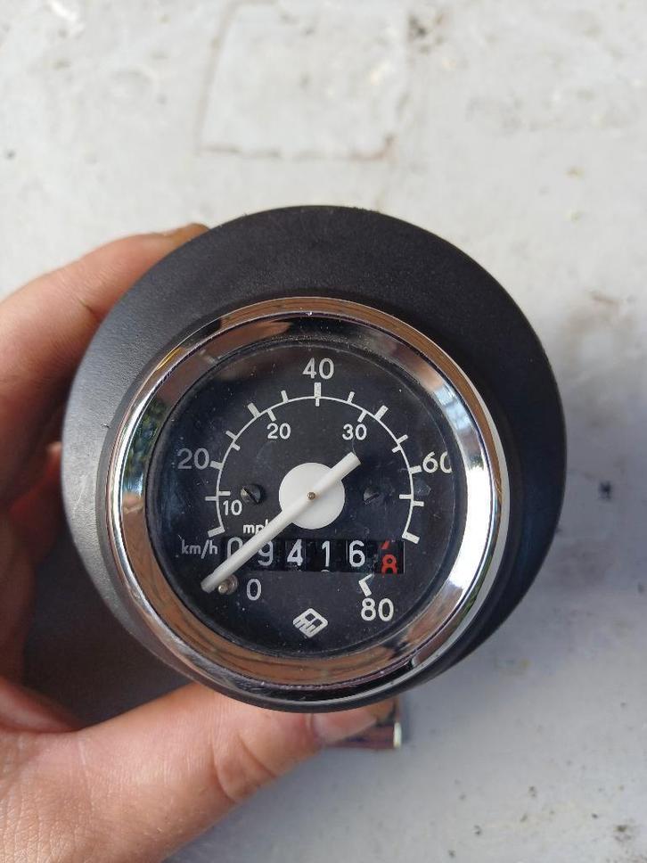 80km teller gebruikt, Fietsen en Brommers, Brommeronderdelen | Oldtimers, Gebruikt, Overige merken, Overige typen, Ophalen of Verzenden