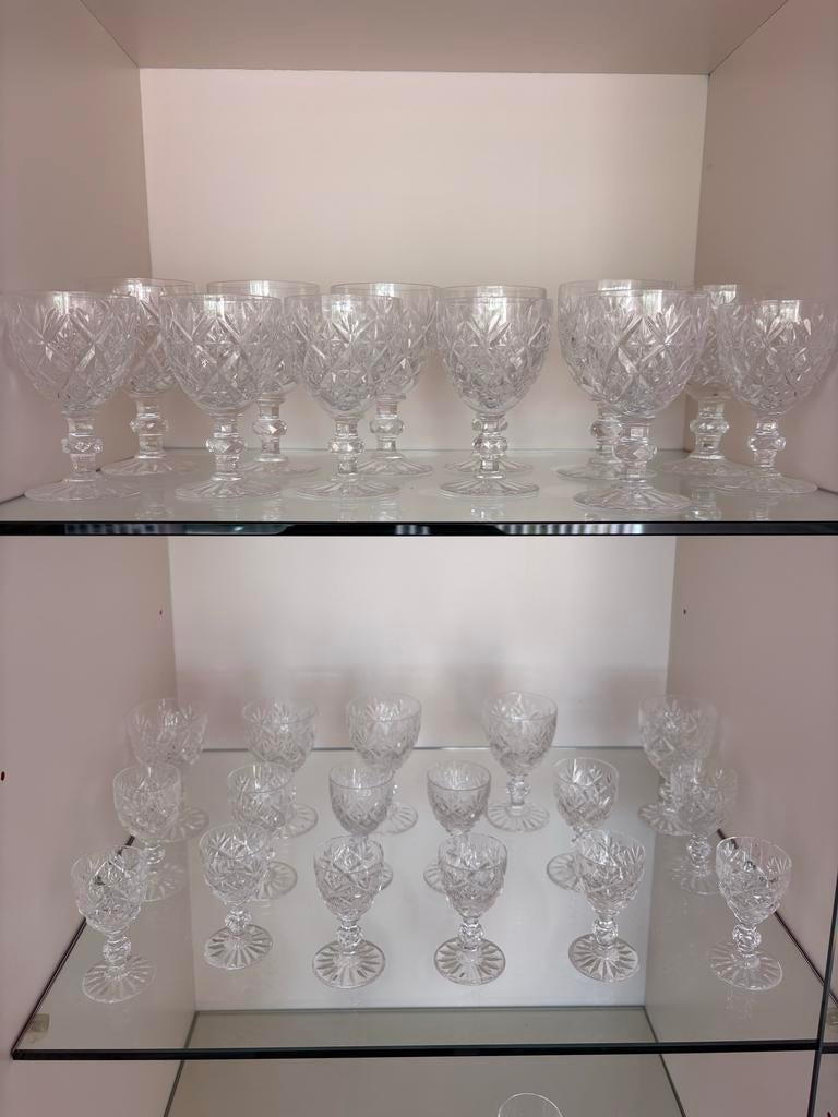 Prachtig Kristal Glasservies - Diverse Glazen, Ophalen