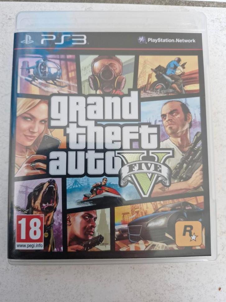 Grand Theft Auto V (GTA 5) PS3, Spelcomputers en Games, Games | Sony PlayStation 3, Zo goed als nieuw, Avontuur en Actie, 1 speler