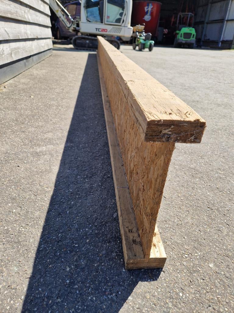 Houten H balk 6 meter lang, Ophalen, Gebruikt