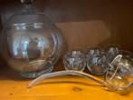 Sangria bowl set – dik kwaliteit glas, Antiek en Kunst, Ophalen of Verzenden