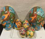 Vintage Kartonnen Paaseieren Candy Container, 5 Stuks., Verzenden, Gebruikt