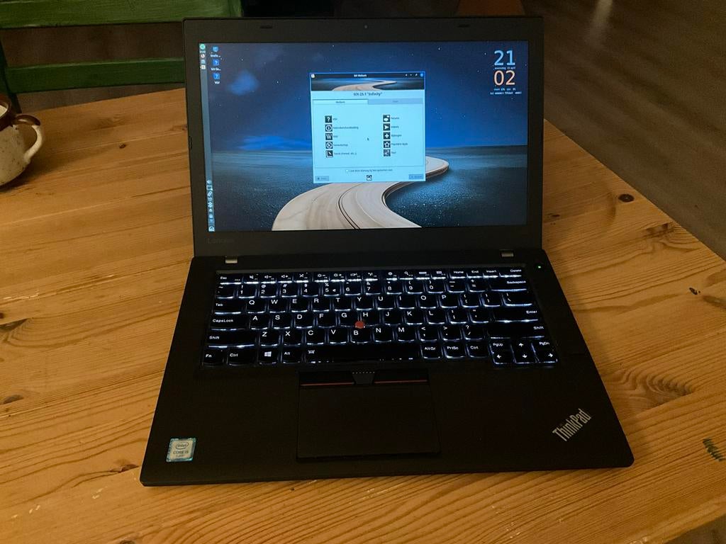 Lenovo Thinkpad T460 - MXLinux XFCE - Goede staat, Computers en Software, Windows Laptops, Ophalen of Verzenden, Gebruikt, 14 inch