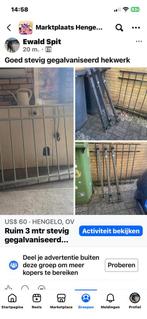 Stuk van hek werk over, Ophalen of Verzenden, Zo goed als nieuw, IJzer