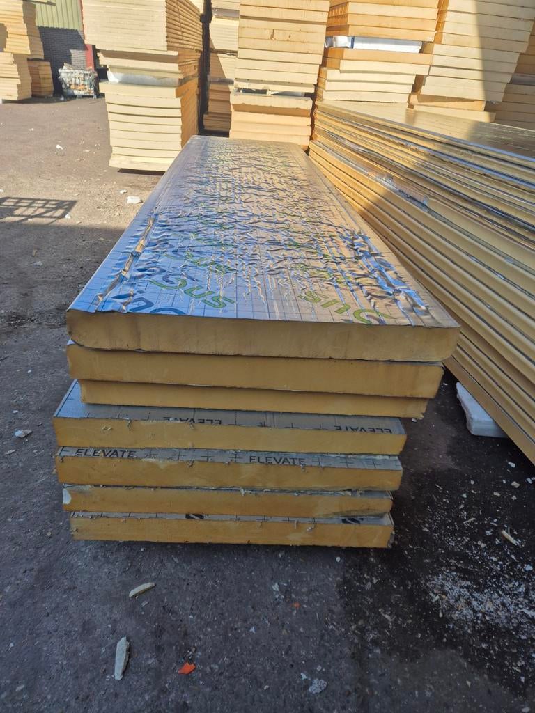 B-keus PIR isolatieplaten 13cm dik - 40.32 m², Doe-het-zelf en Verbouw, Isolatie en Afdichting, Ophalen of Verzenden, Hardschuim (Pir)
