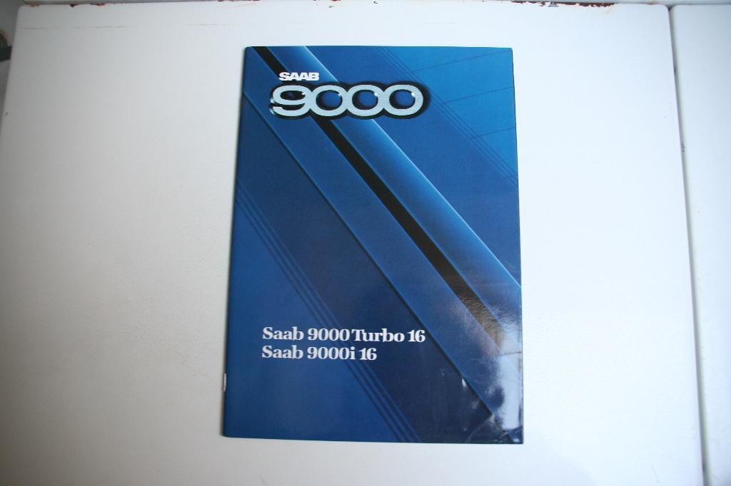 Folder Saab 9000i 16 /9000 Turbo 16 (1986) (36), Boeken, Ophalen of Verzenden, Nieuw, Overige merken