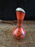 Flora Holland 1481 vaasje - Oranje met decoratie, Antiek en Kunst, Ophalen of Verzenden