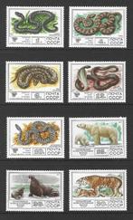 Rusland 4678-4685 slangen reptiel dieren 1977 serie postfris, Verzenden, Postfris, Dier of Natuur