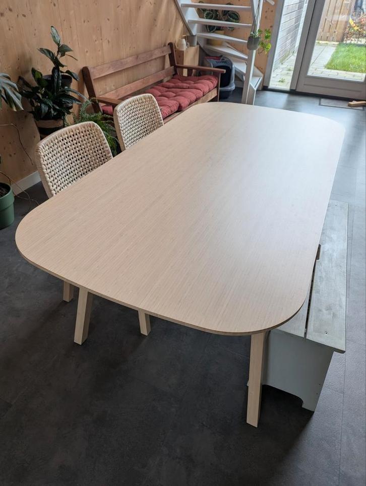 Ikea Voxlov Eettafel met 2 stoelen, Huis en Inrichting, Tafels | Eettafels, Zo goed als nieuw, 50 tot 100 cm, 100 tot 150 cm, tot twee personen
