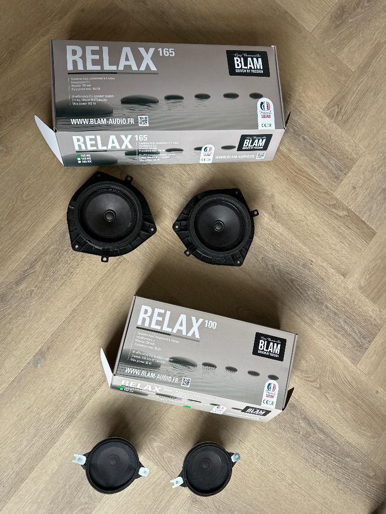 Auto speakers - 4 stuks, Auto diversen, Ophalen of Verzenden, Zo goed als nieuw